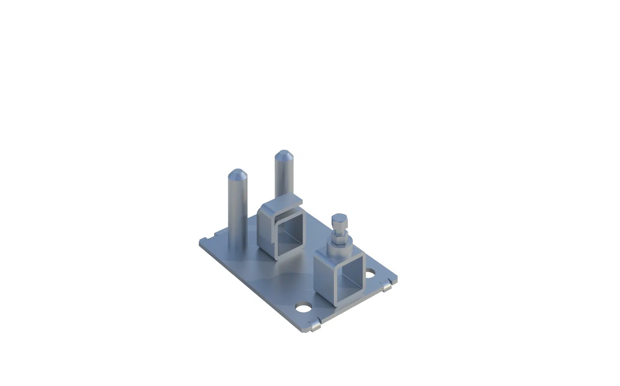 Windbreaker Zero-Trip Foot for Temporary Fence Panels