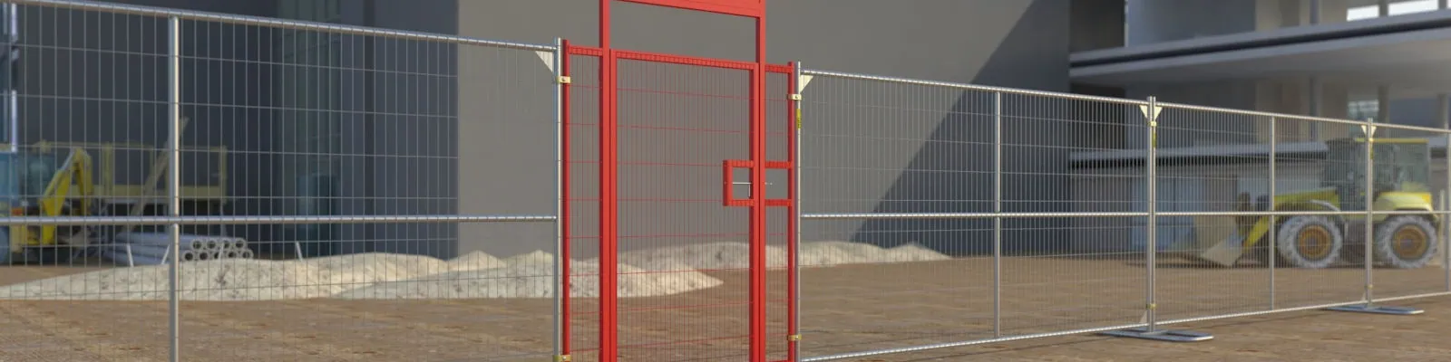 construction site security fence