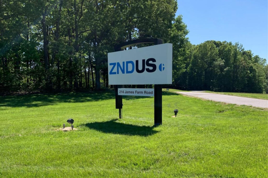 ZND Entrance Sign