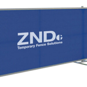 Custom branded temporary fence cover