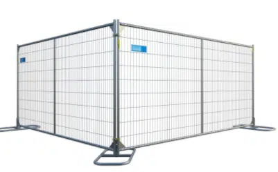 Square top, anti-climb, temporary fence panel