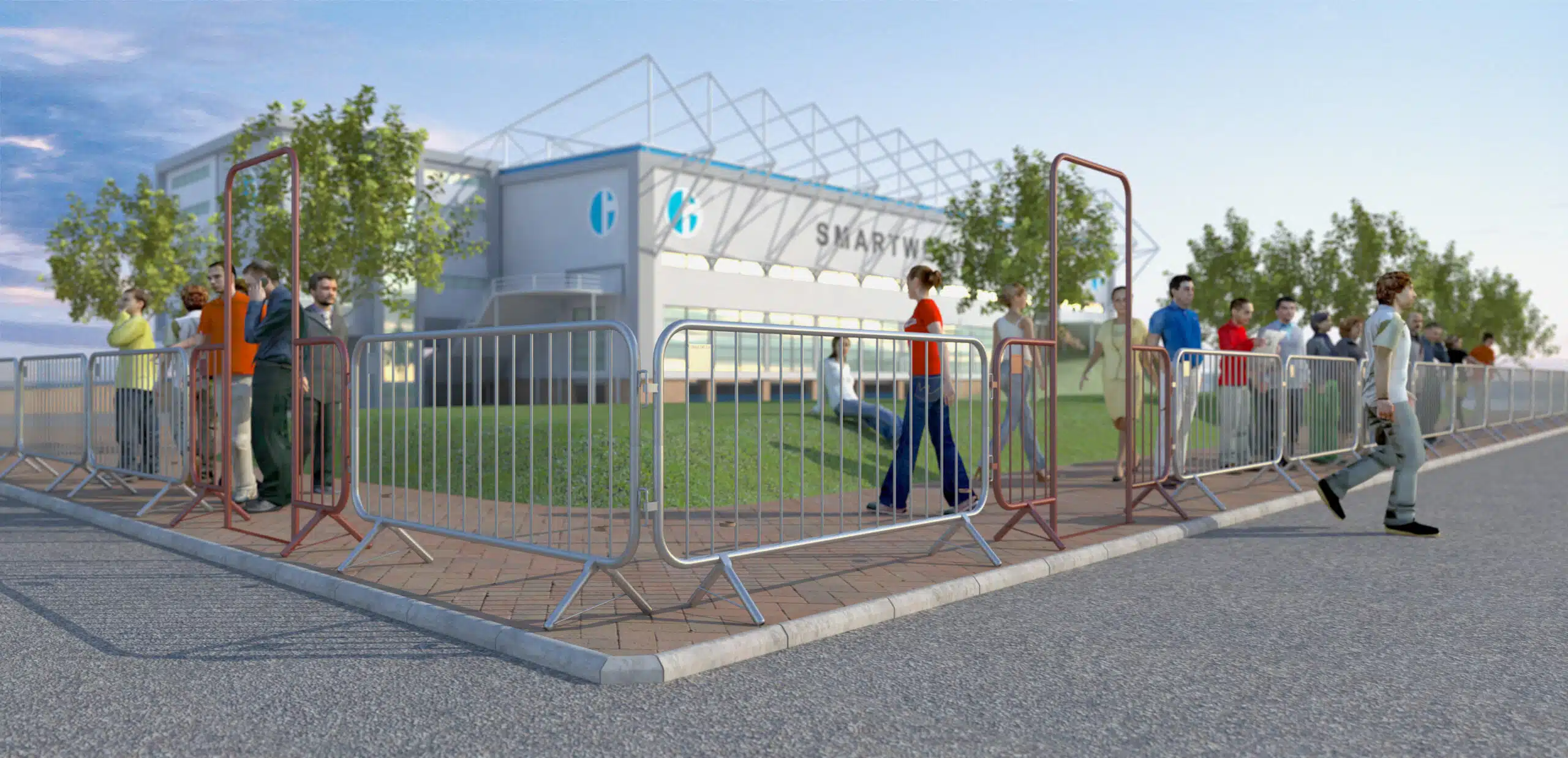 Fixed Leg (Walk Through) Barrier