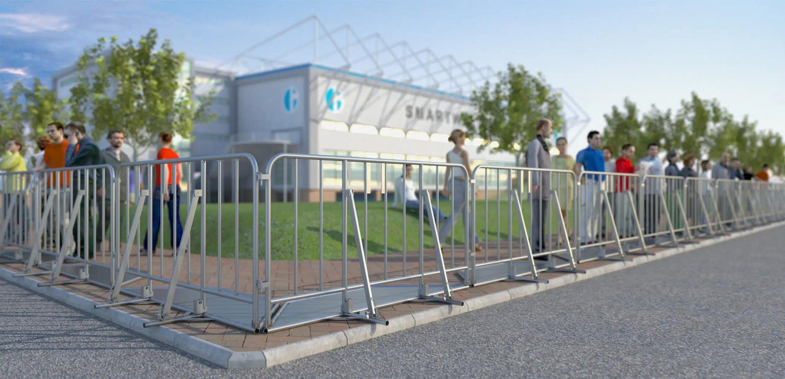 Police Barrier Collapsible