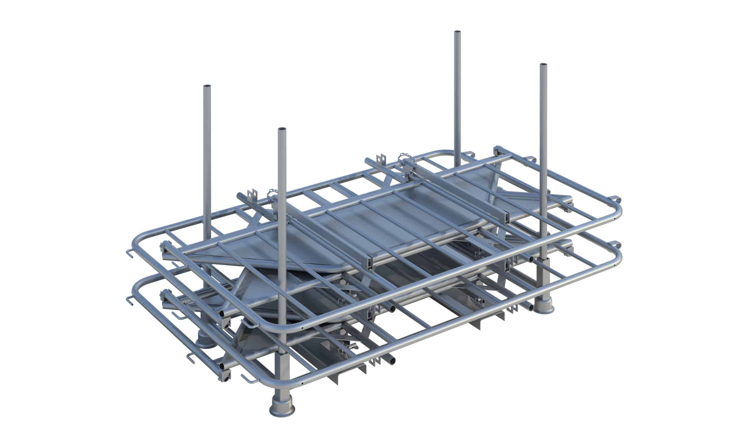 Barrière de police pliable