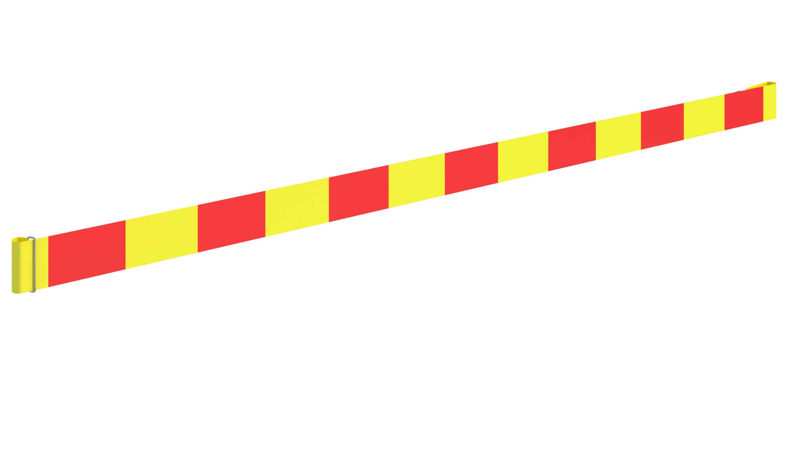Reflective Fence Strip (PVC) 3.5m (Red-Yellow)