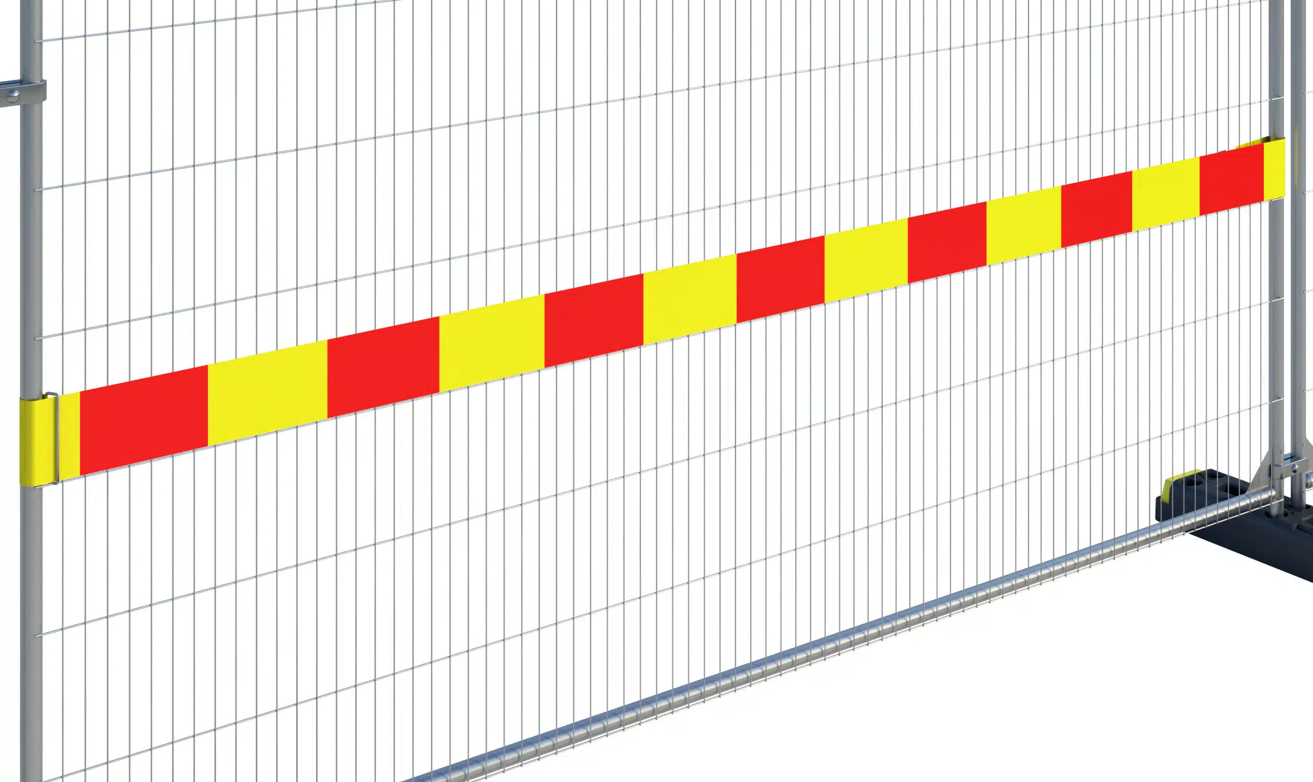 Reflective Fence Strip (PVC) 3.5m (Red-Yellow) - Image 2