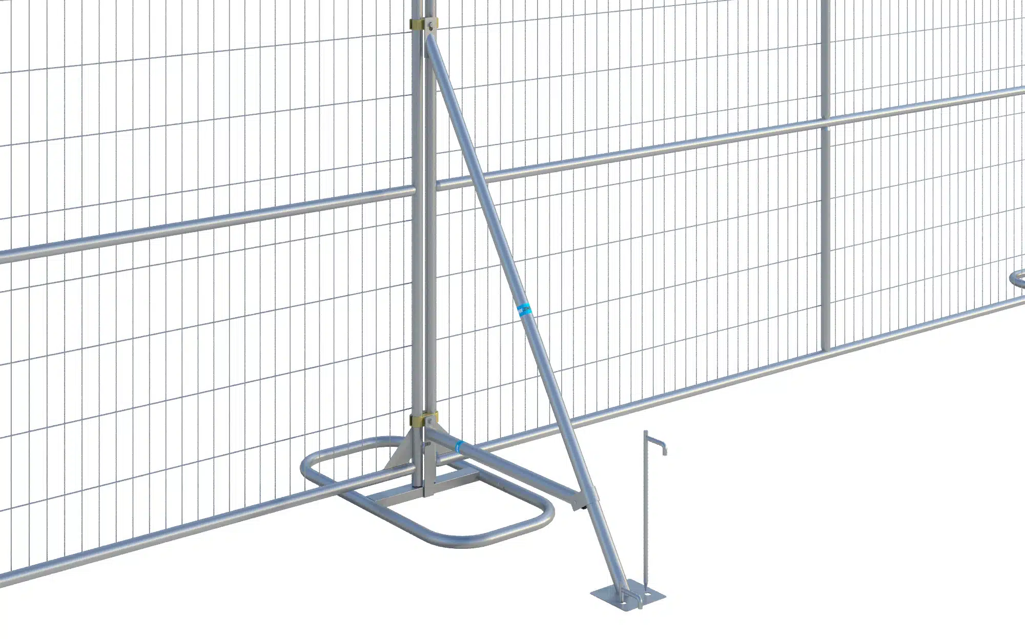 Fence Stabilizer with Brace - Image 2