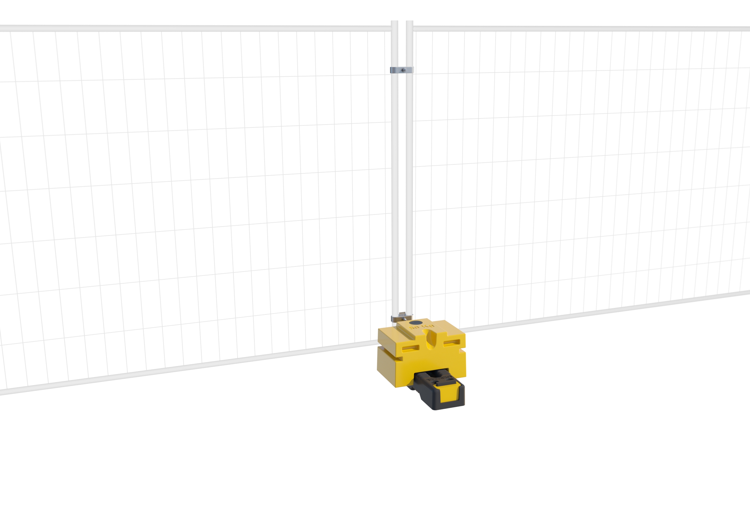 Thermo Plastic Foot End Hole Hi-Viz + 1 Durablock
