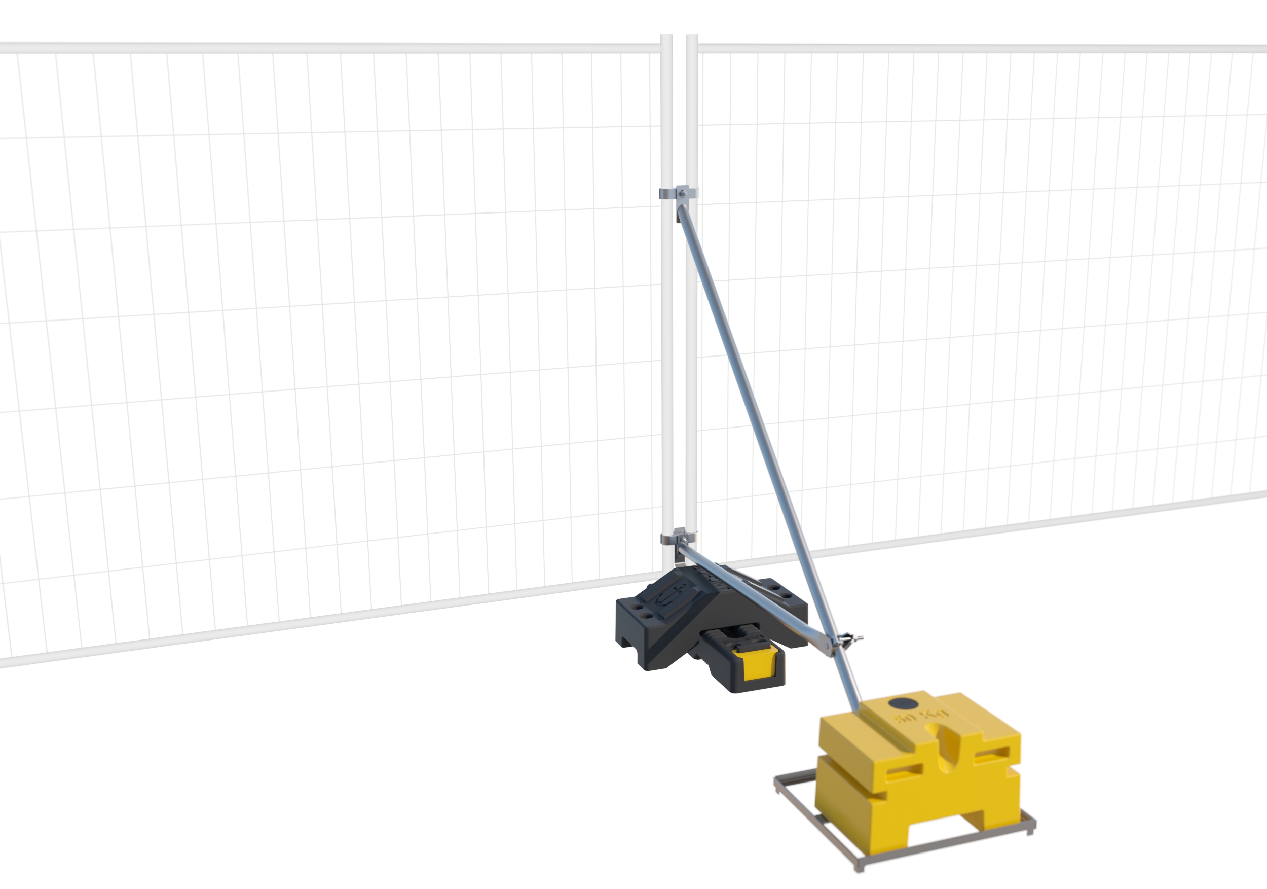 Hoarding Stabiliser And Brace + 1 Durablock & 1 Anchor Block