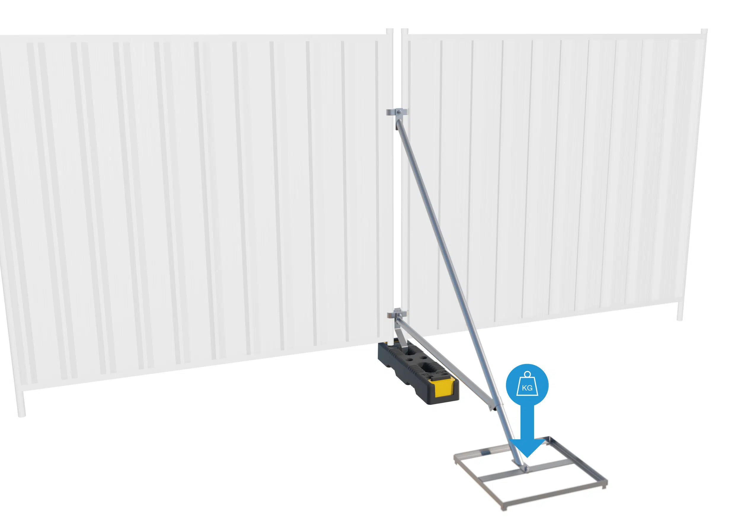 Hoarding Stabiliser With Brace Assembly - Image 2